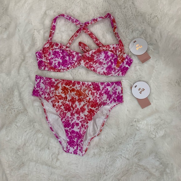 PQ Swim Azalea Perla Halter Top and Full Bottom - Picture 8 of 10